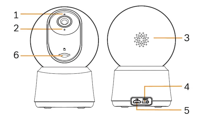 Laxihub P2 1080P WiFi Home Security Camera fig 2