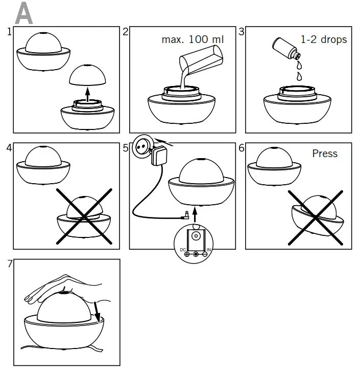 SOEHNLE 68087 Modena Ultrasound Aroma Diffuser - Fig