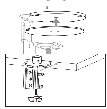 UPLIFT DESK MON052 Moontower Dual Monitor Arm-fig4