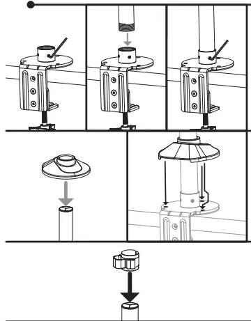 UPLIFT DESK MON052 Moontower Dual Monitor Arm-fig7