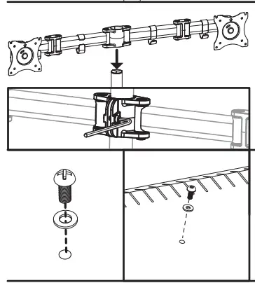 UPLIFT DESK MON052 Moontower Dual Monitor Arm-fig8