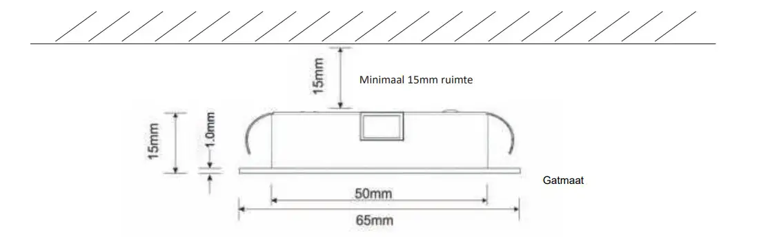 INTERLIGHT IL CBSET27W Cabiled Downlight Dimbaar Set - Figuire1