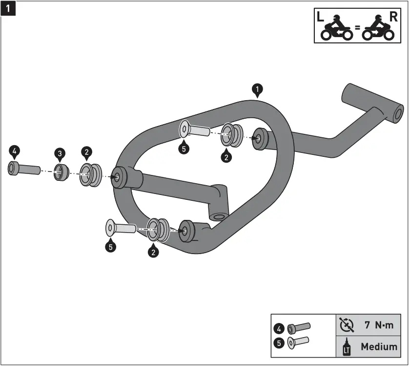 SW-MOTECH BC.SYS.07.862.30000 B SysBag Bag System 3