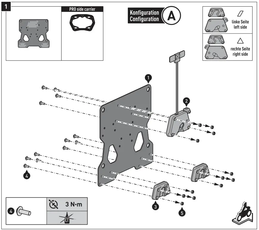 SW-MOTECH BC.SYS.07.862.30000 B SysBag Bag System 10