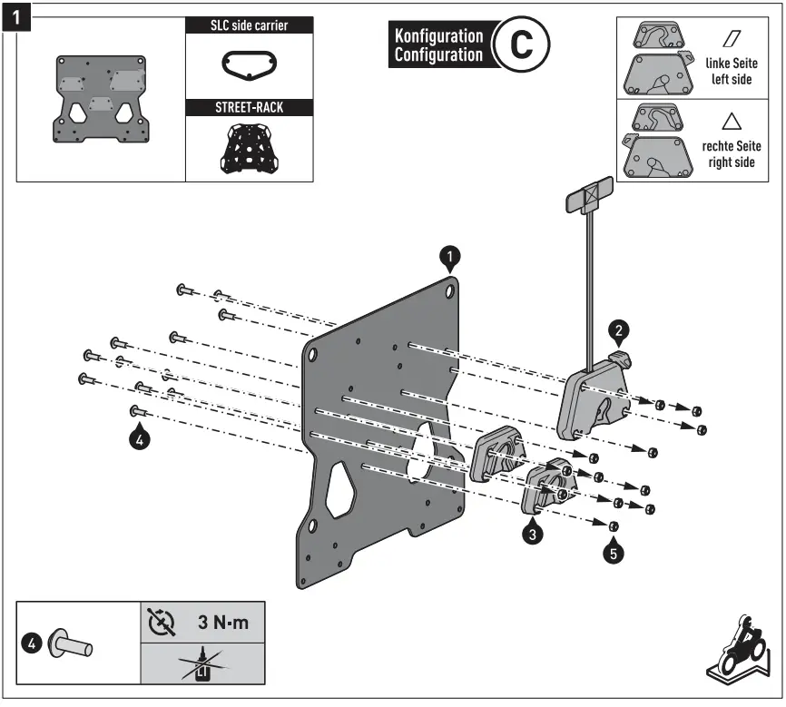 SW-MOTECH BC.SYS.07.862.30000 B SysBag Bag System 12