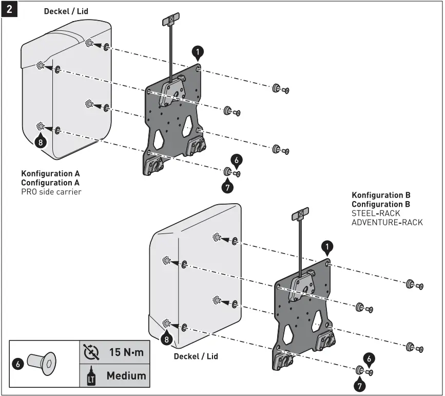 SW-MOTECH BC.SYS.07.862.30000 B SysBag Bag System 13