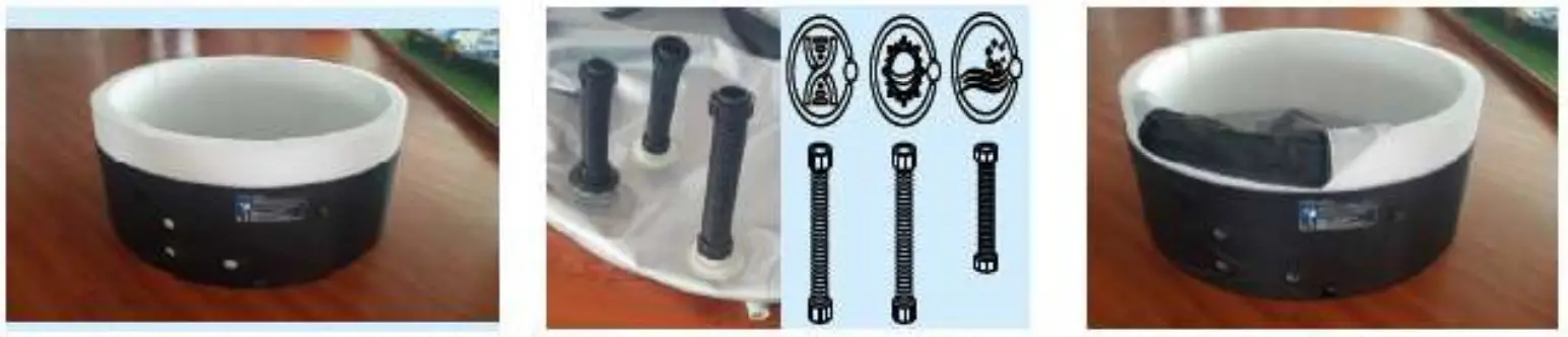 EXIT Deluxe spa 156 x 70cM Inflatable Hot Tub -Assembling2