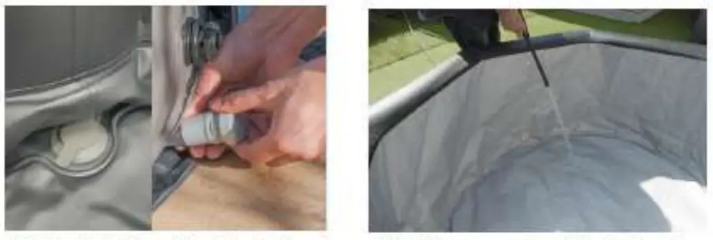 EXIT Deluxe spa 156 x 70cM Inflatable Hot Tub -Assembling5