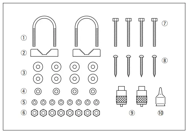 iCOM AH-4 HF 50 Mhz Automatic Antenna - figure