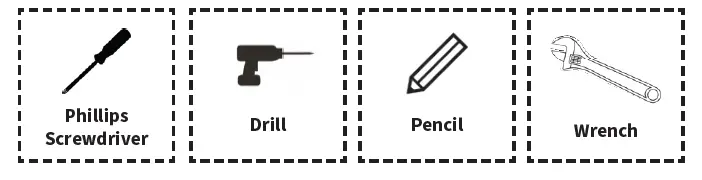 VIVO MOUNT-KB01 Silver Under Desk Keyboard Tray FIG 2