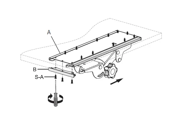 VIVO MOUNT-KB01 Silver Under Desk Keyboard Tray FIG 5