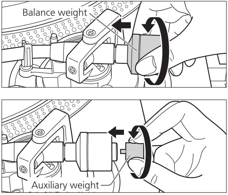 Technics SL 1200G Direct Drive Turntable System - balance