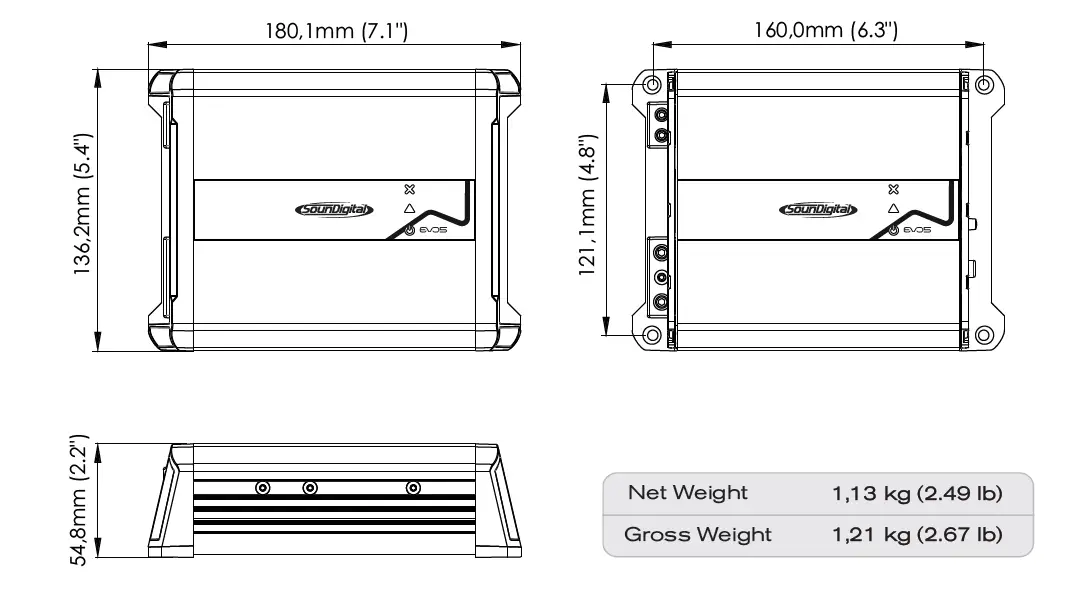 SounDigital 1600.1 EVO5 Compact Modern Amplifier fig 19