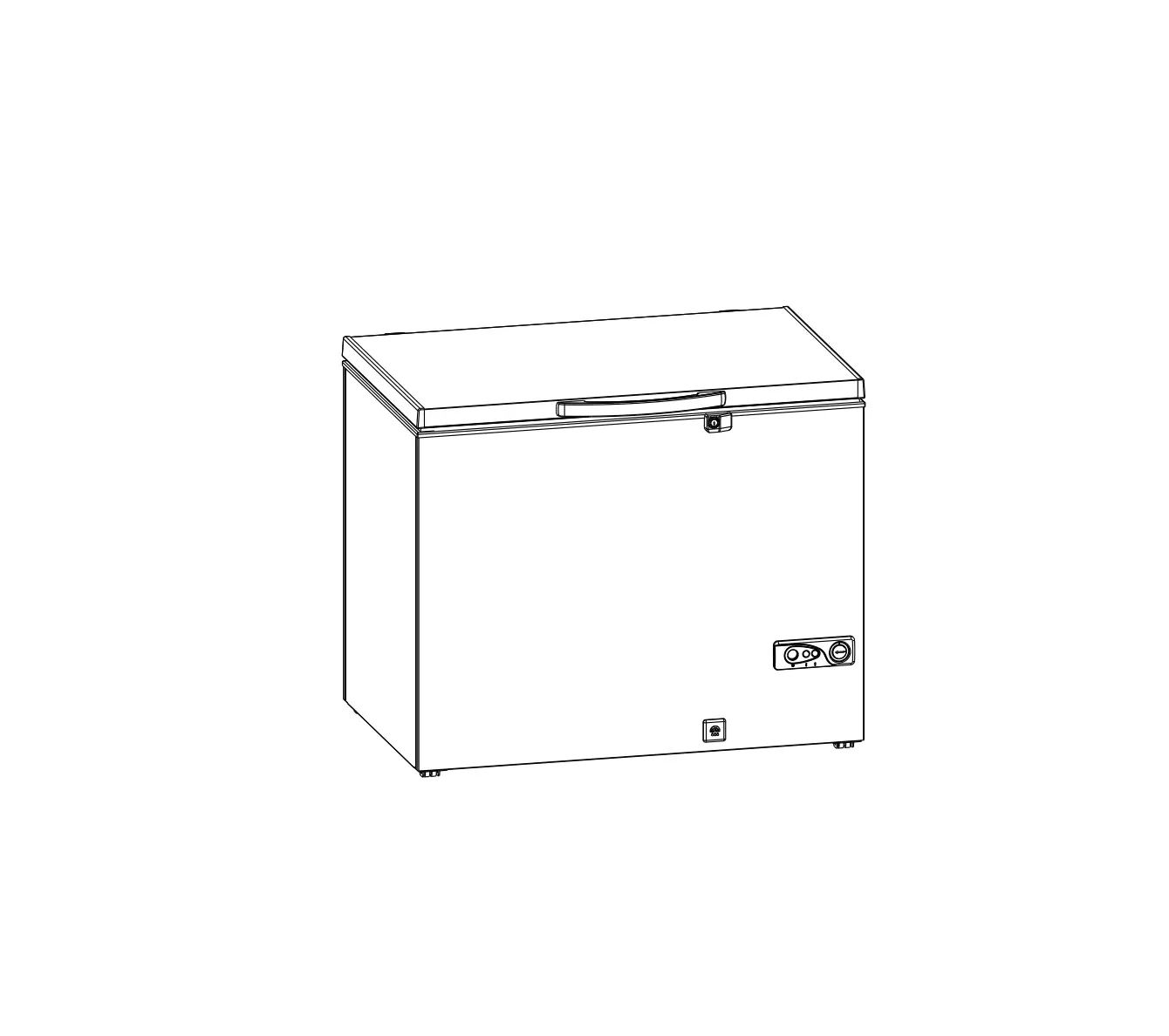Adexa Cl400dsl Commercial Freezer Box Instruction Manual