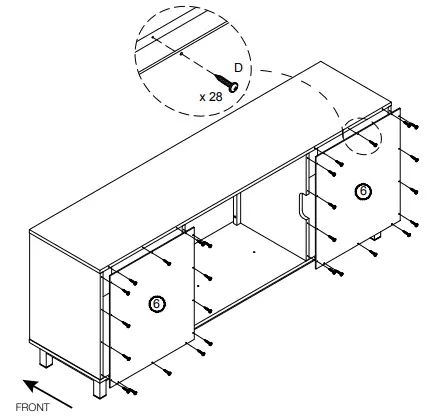 NAPOLEON NEFE26-3120WN Electric Fireplace Media Console-33