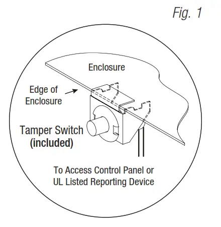 Altronix Trove1SA1, TSA1, Trove2SA2, TSA2 TROVE Outdoor Enclosure Backplane