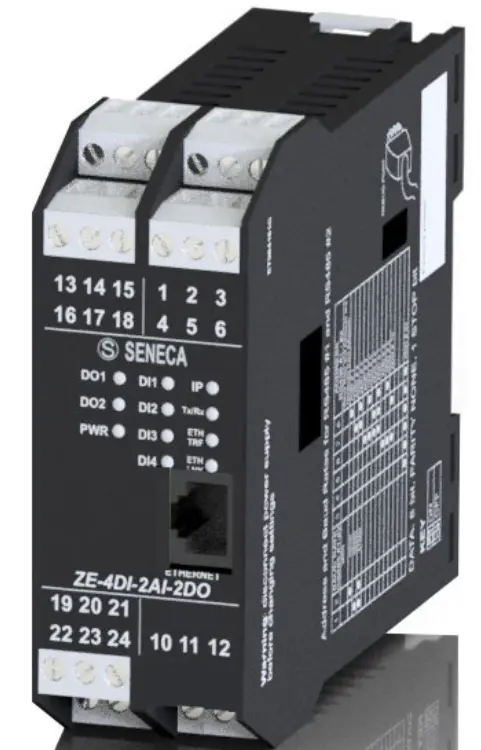SENECA ZE-4DI-2AI-2DO ModBUS mixed IO Modules PRODUCT