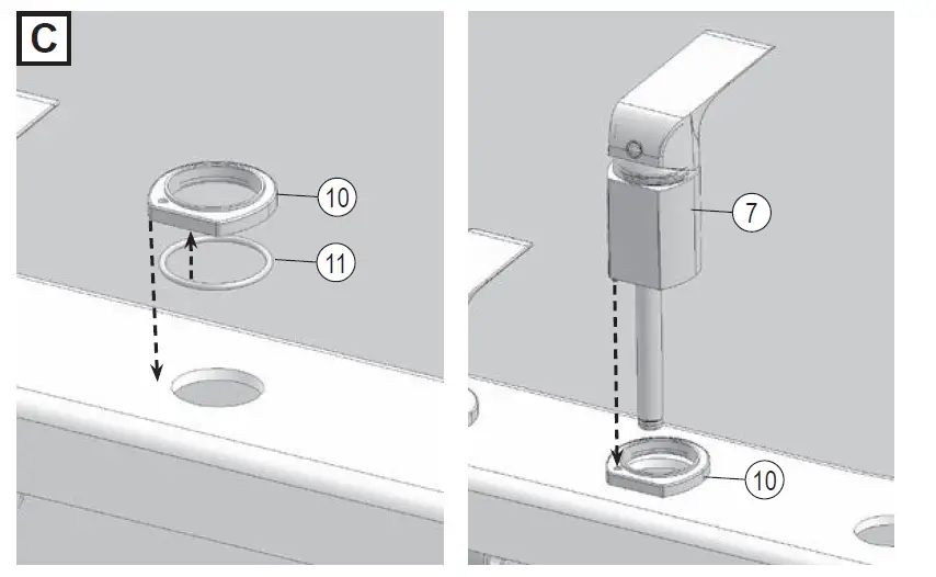 RAVAK Flat FL 026.00 4 Hole Bath Water Tap FIG (18)
