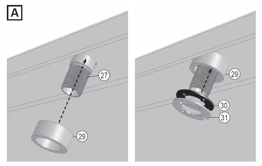 RAVAK Flat FL 026.00 4 Hole Bath Water Tap FIG (7)