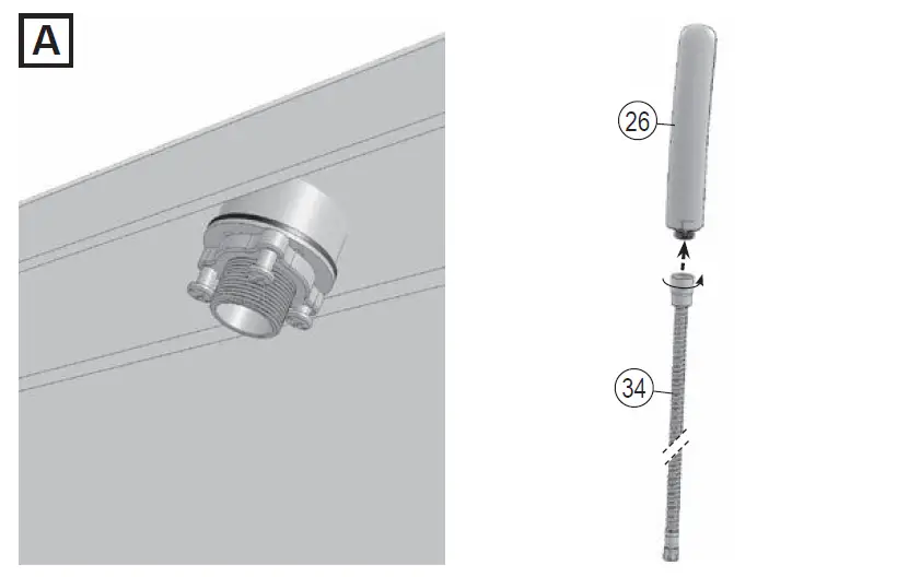 RAVAK Flat FL 026.00 4 Hole Bath Water Tap FIG (9)