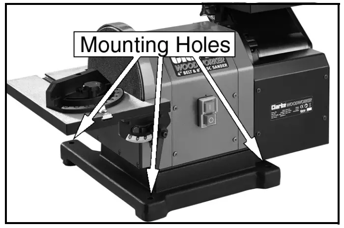 Clarke CS48 Belt Disc Sander - ASSEMBLY 2