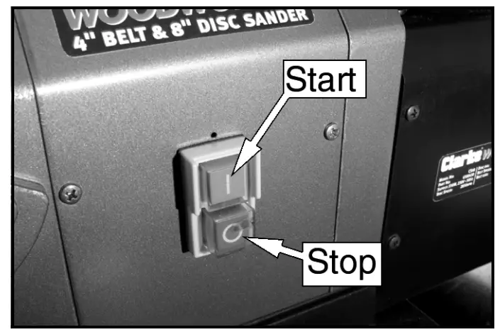 Clarke CS48 Belt Disc Sander - ASSEMBLY 4