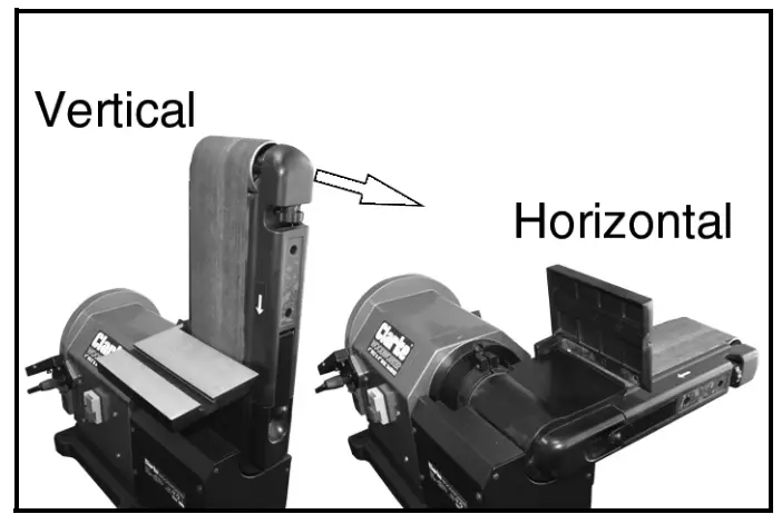 Clarke CS48 Belt Disc Sander - ASSEMBLY 5