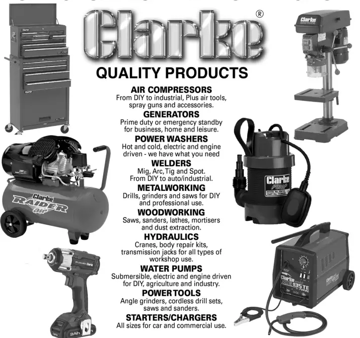 Clarke CS48 Belt Disc Sander - OVERVIEW 1