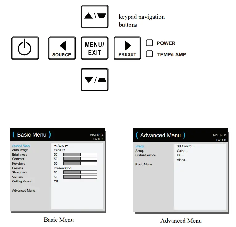 InFocus IN114 Portable DLP Projector-65