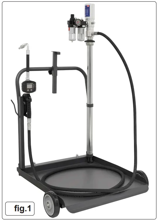 SEALEY AK4561D.V2 Air Operated Oil Dispensing System - . INTRODUCTION