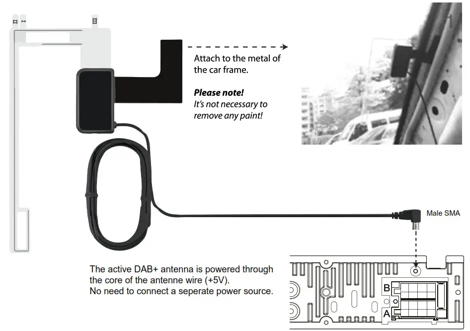 CALIBER RMD 049DAB Car Radio - fig1