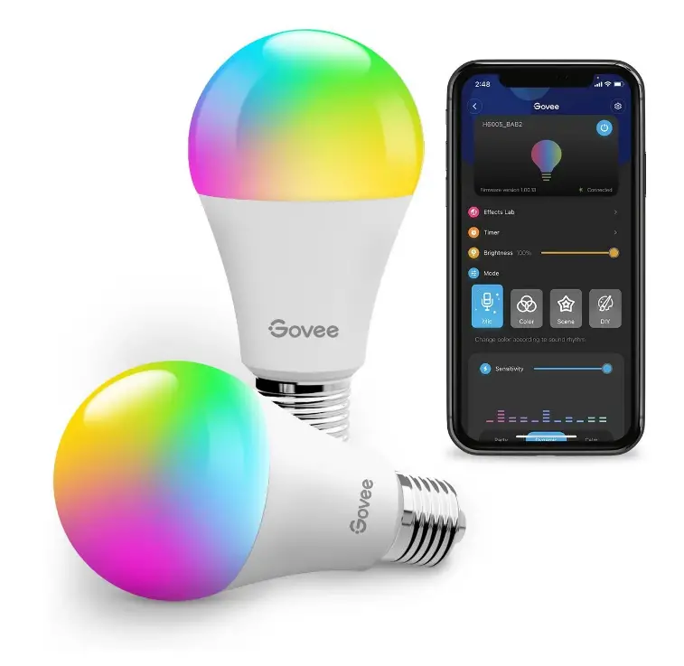 Govee-H6009-WiFi-Bluetooth-RGBWW-LED-Bulb-Product-Image
