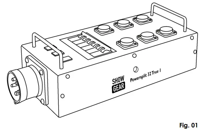 SHOW GEAR Powersplit 32 True1 Splitbox - Figure 1