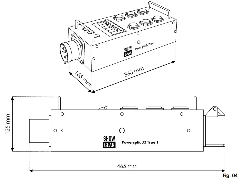 SHOW GEAR Powersplit 32 True1 Splitbox - Figure 4