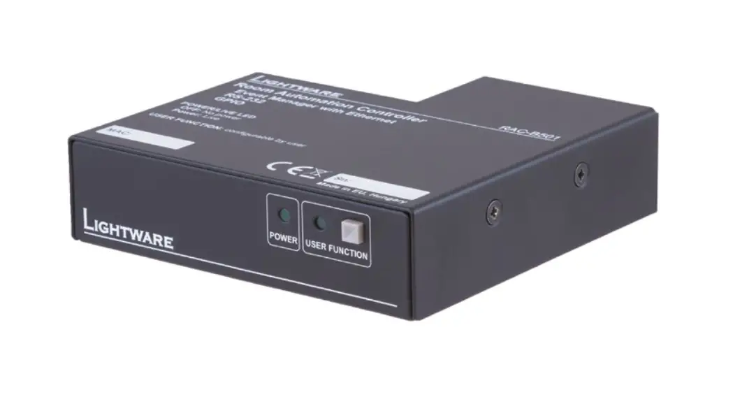Lightware Rac-b501 Room Automation Controller User Guide