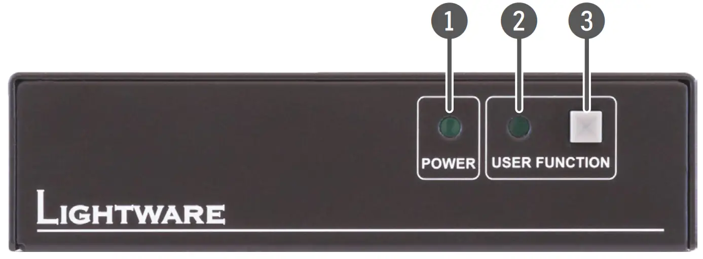 LIGHTWARE RAC B501 Room Automation Controller - Front View