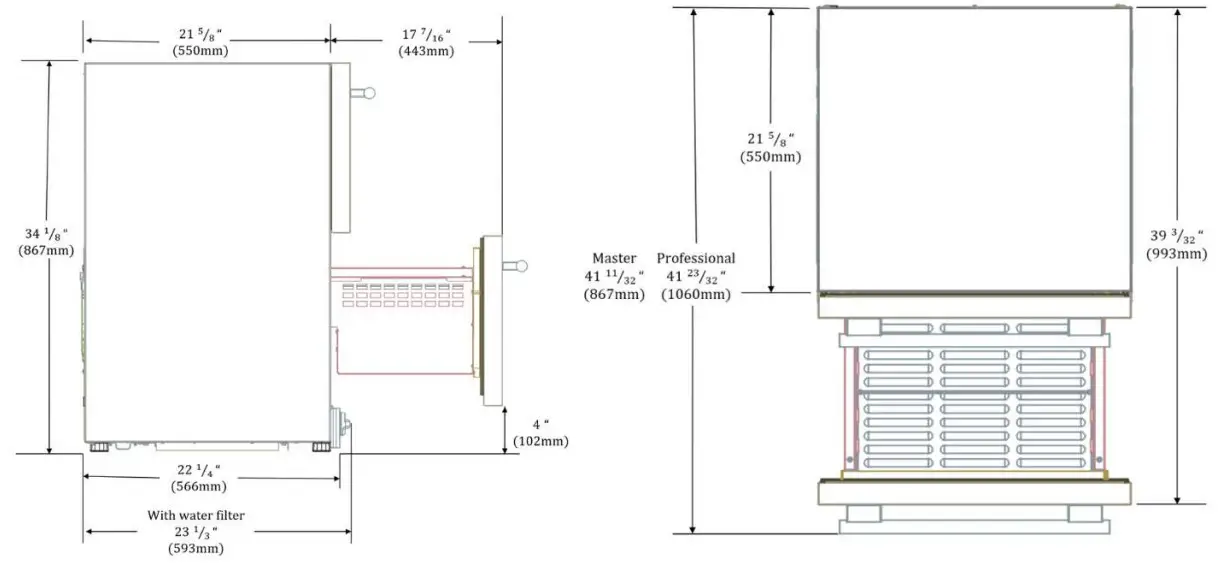 Thermador T24UC905DP Refrigerator Freezer -General