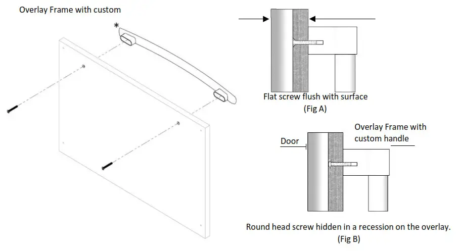 Thermador T24UC905DP Refrigerator Freezer - Overlay Frame