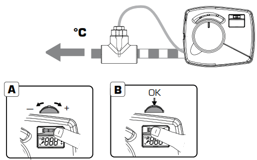 ESBE CRS200 Series Setpoint Controls Sensor - 3