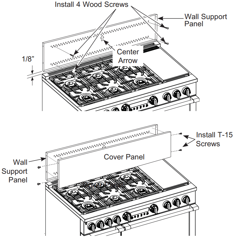 MONOGRAM ZDP366NTSS 30 36 and 48 Dual Fuel Professional Ranges - FIGURE 46