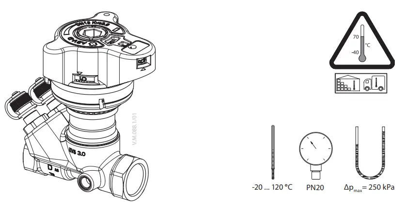 Danfoss ASV D DN 15 50 Automatic Balancing Valves - Remove handle 3