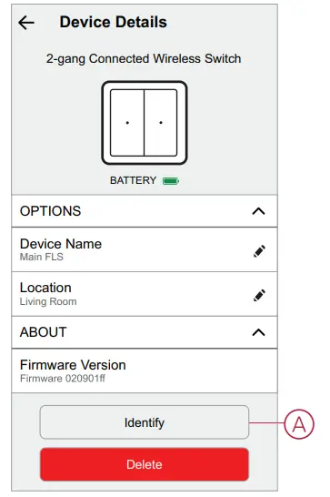 Identifying the device