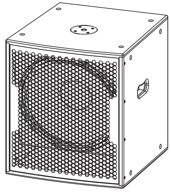 SOUND TOWN CARME-18SPW1.1 High Power Active SubwooferSOUND TOWN CARME-18SPW1.1 High Power Active Subwoofer