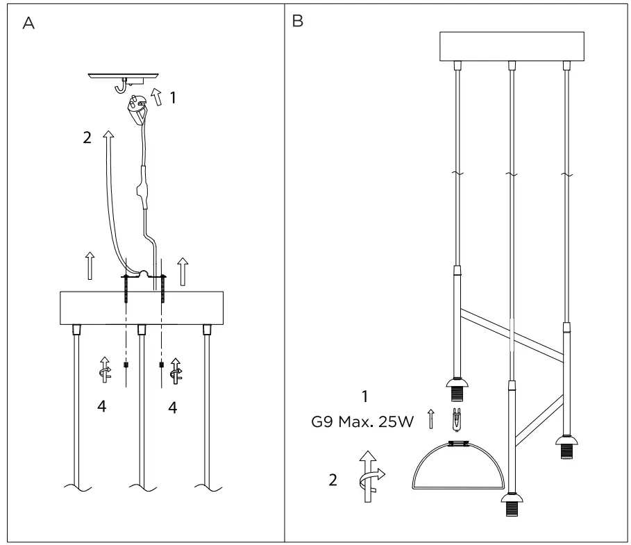 SESSAK LIGHTING K49618-3 Edith Pendant Lamp fig 1