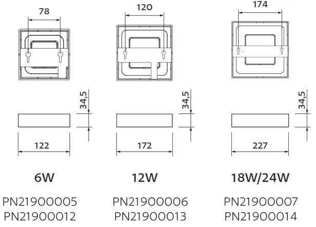 s r o Panlux Downlight Square - fig6