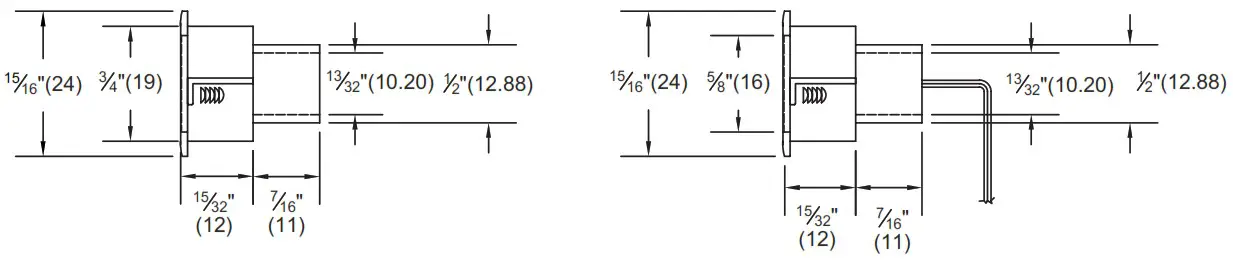CAL ROYAL DPMS 75 Door Position Monitoring Switch - SPECIFICATIONS