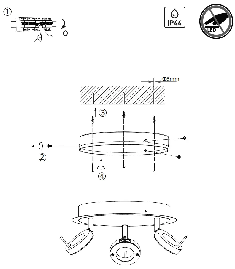Installations Instruction Illustration