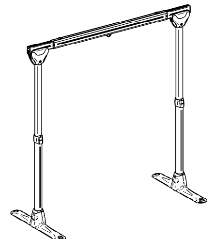 RehabMart 9720010 Easytrack Free Standing System