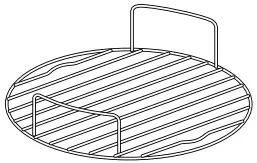 NINJA Foodi OL701 Smart XL Pressure Cooker Steam Fryer - Bottom Rack.