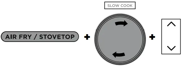 NINJA Foodi OL701 Smart XL Pressure Cooker Steam Fryer - Move slider